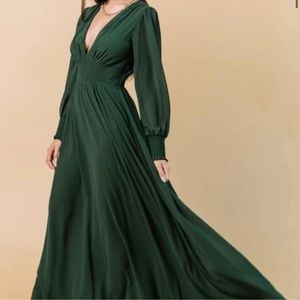 Baltic Born - Olivia Maxi Dress in Green